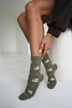 0200.266 - calza donna corta in cotone elasticizzato