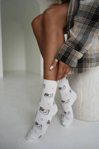 0200.266 - calza donna corta in cotone elasticizzato