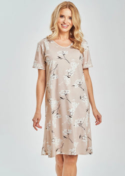 3538 - fiora - camicia da notte donna in cotone