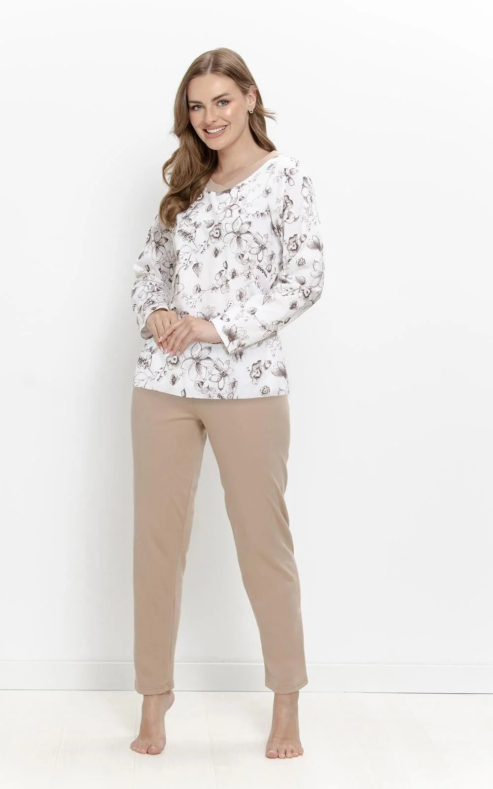 3630 - selmia - pigiama da donna in puro cotone interlock