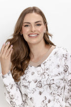 3630 - selmia - pigiama da donna in puro cotone interlock