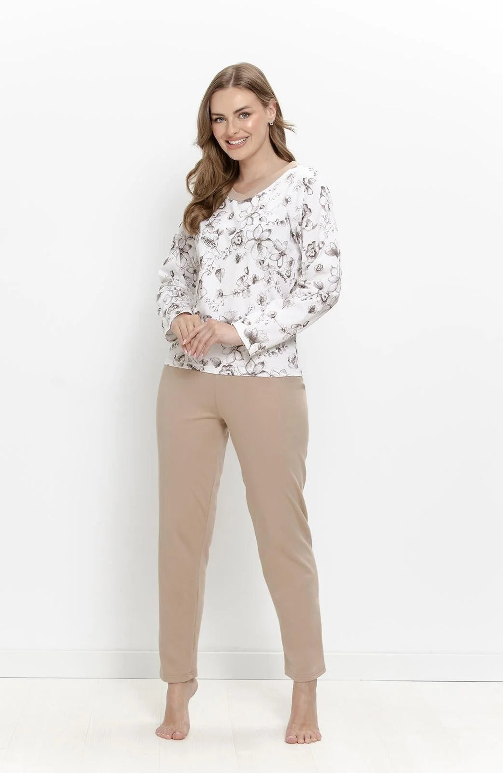 3630 - selmia - pigiama da donna in puro cotone interlock