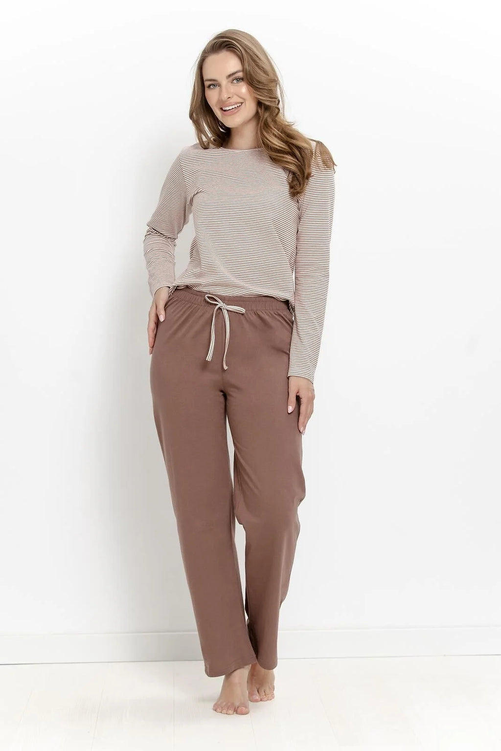 3642 - norella - pigiama da donna in cotone con maglia