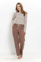 3642 - norella - pigiama da donna in cotone con maglia
