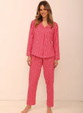 3689 - elizabeth - pigiama da donna in cotone elasticizzato