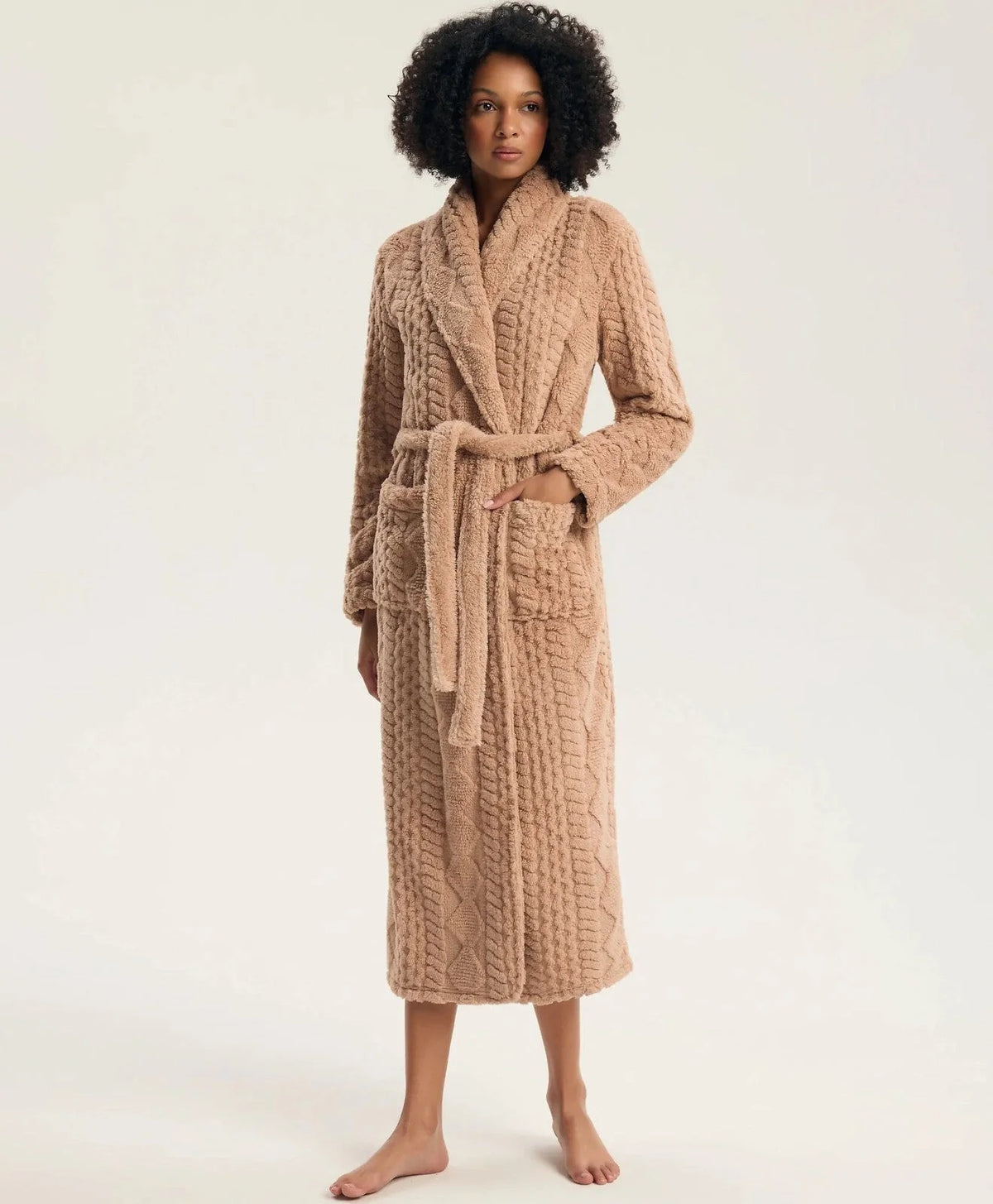 45401 - gina - vestaglia da donna sciallata con cintura
