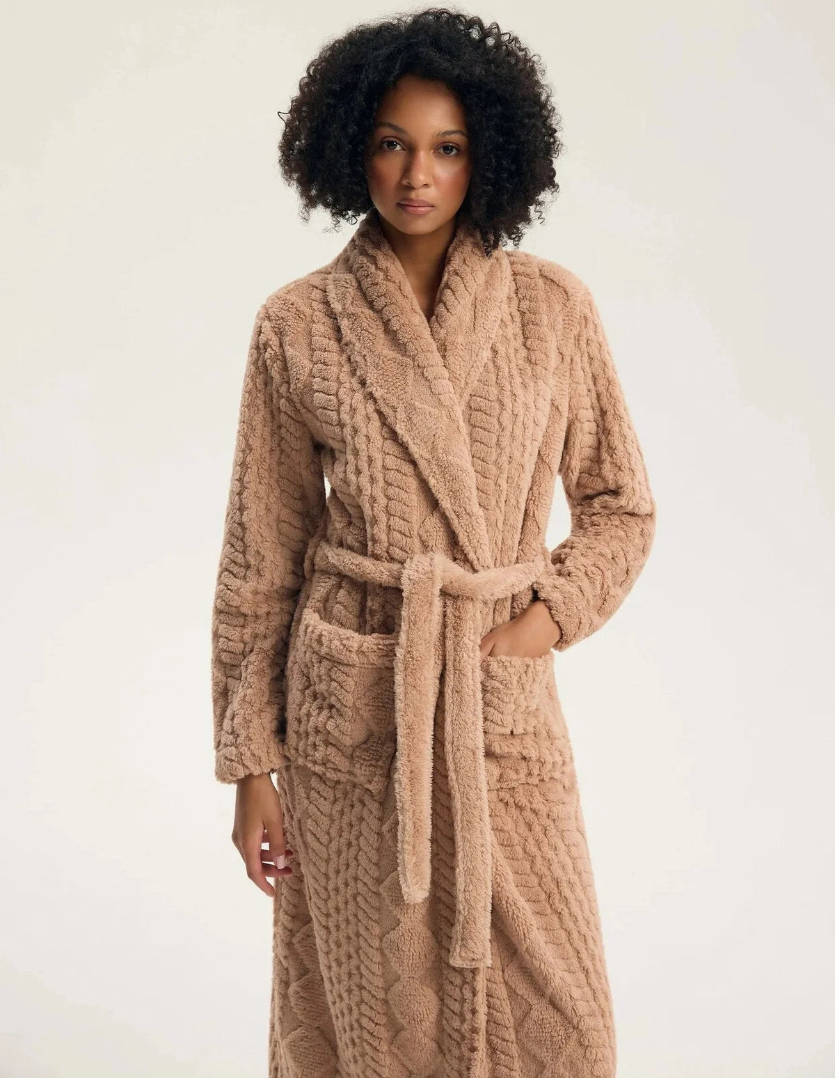 45401 - gina - vestaglia da donna sciallata con cintura