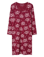 45407 - greta - camicia da notte donna in cotone con scollo