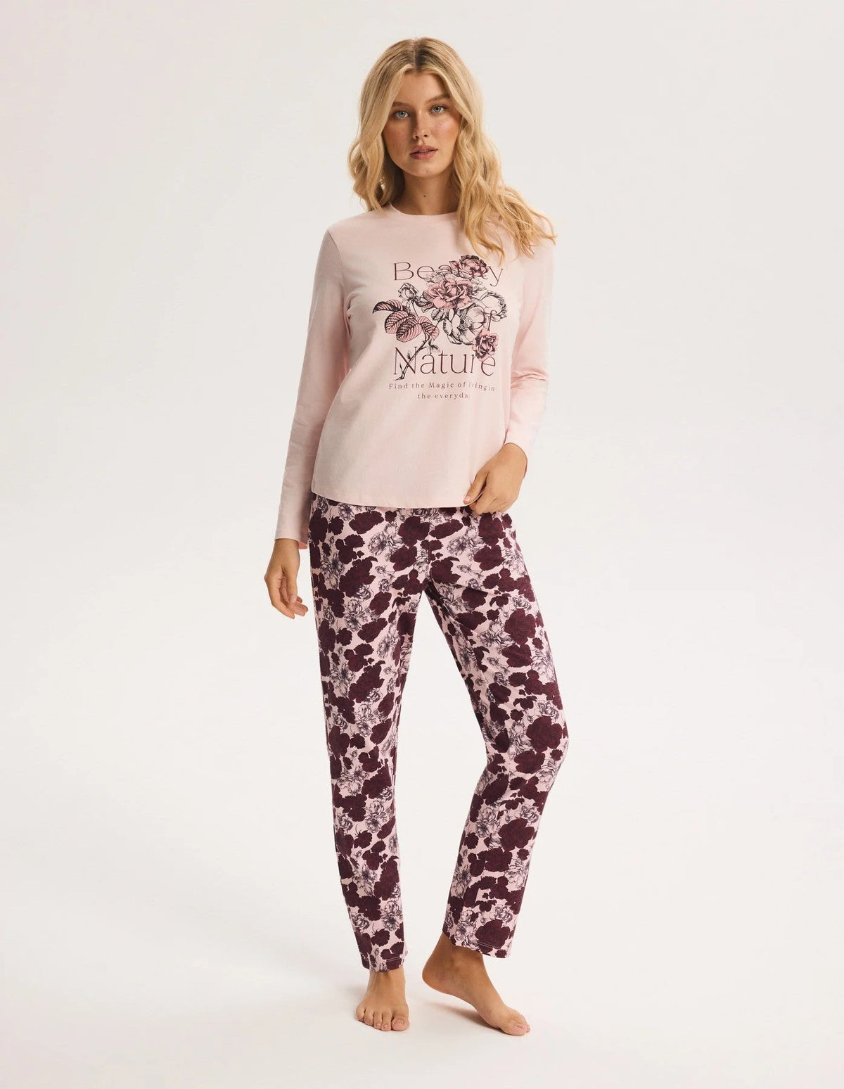 45416 - ginger - pigiama donna in puro cotone