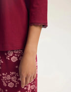 45423 - greta - pigiama da donna in puro cotone con maniche