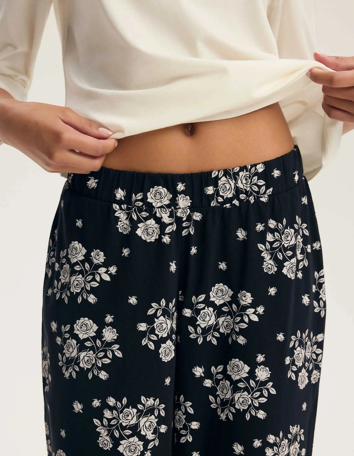 45423 greta - pigiama da donna in puro cotone con maniche