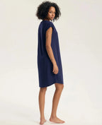 45432 - gaela - camicia da notte donna in cotone con stampa