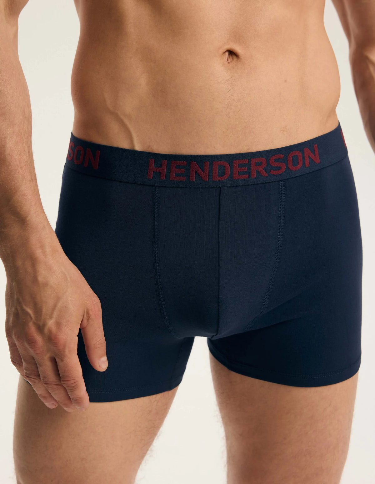 45486 - fawn - boxer da uomo in cotone stretch con elastico