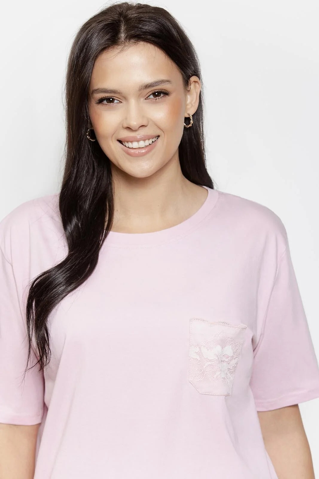 3540 - adria - pigiama donna in 100% cotone – t-shirt