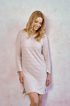3429 - alessandra - camicia da notte a maniche lunghe