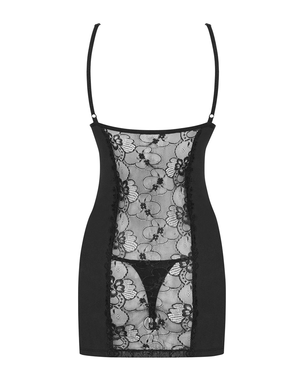 Babydoll intimo romantico con pizzo e dettagli femminili