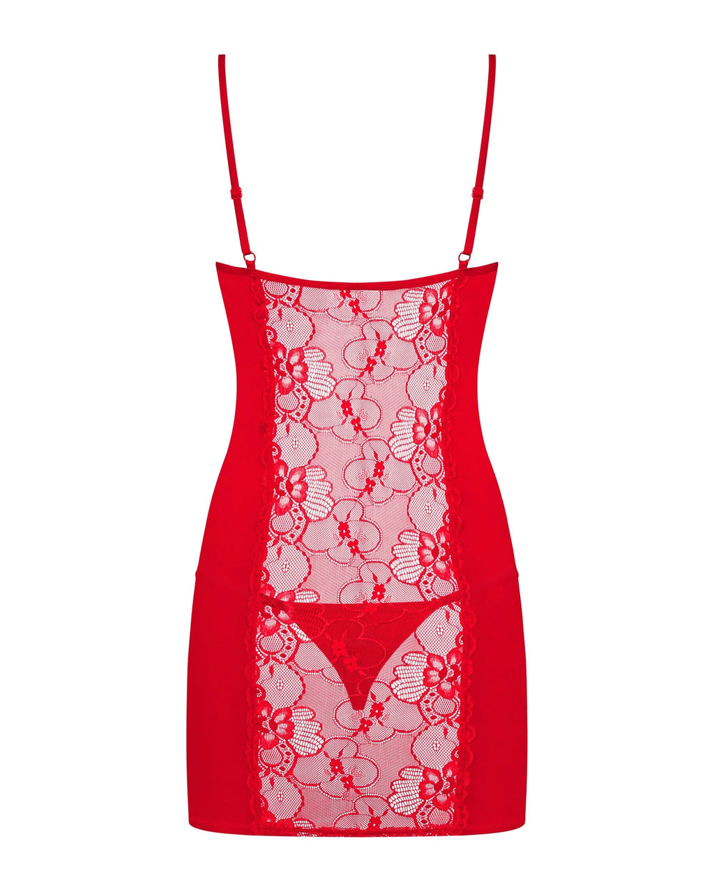 Babydoll intimo romantico con pizzo e dettagli femminili