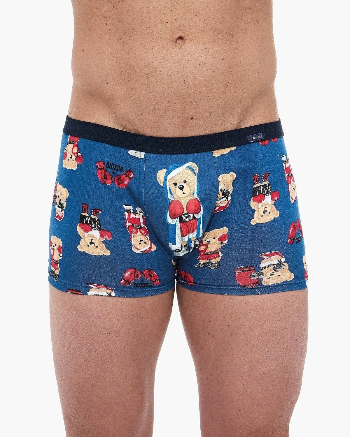 (boxe bears) boxer da uomo in cotone elasticizzato - tattoo