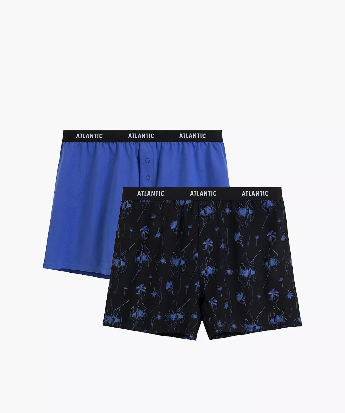 2mbx-093 - boxer morbido con bottoni in 100% cotone - pack