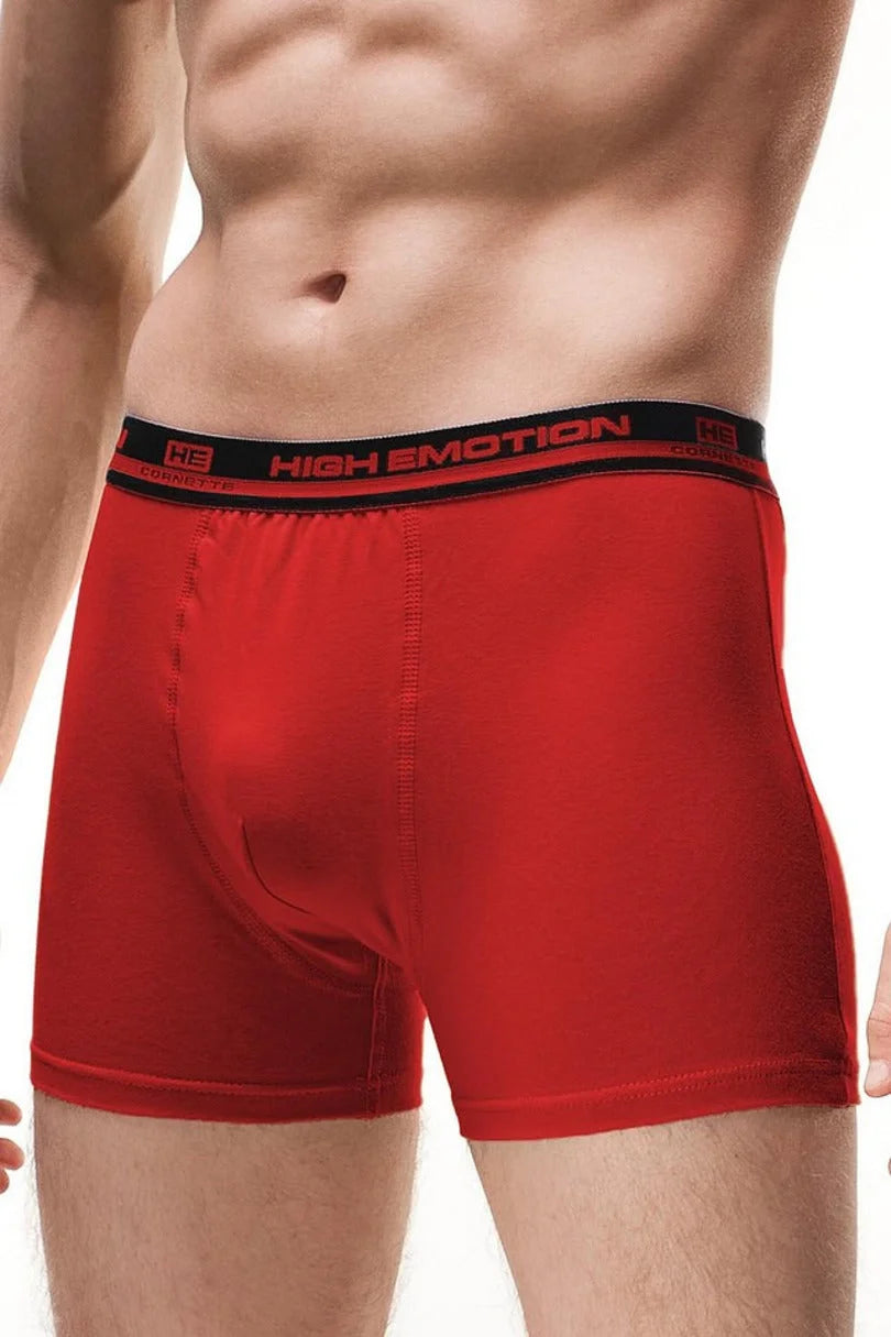 Boxer uomo in cotone con elastico a vista - high emotion