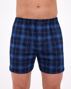 Boxer uomo morbido con bottoni in cotone elasticizzato