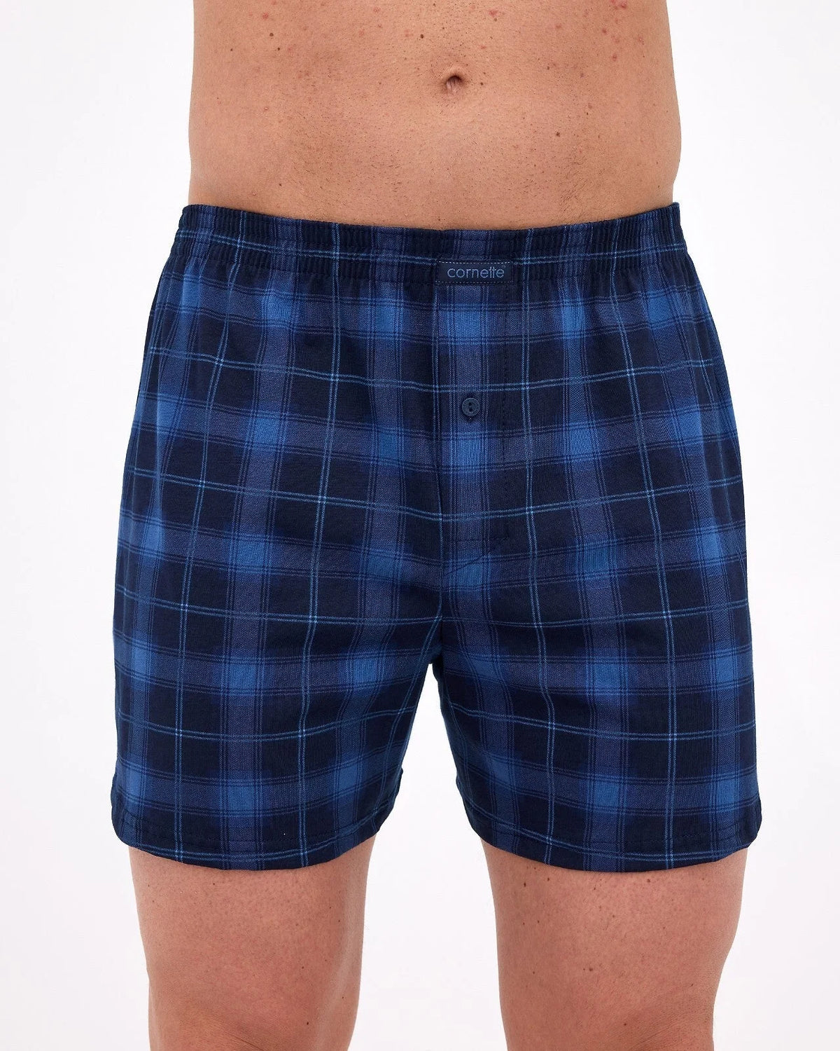 Boxer uomo morbido con bottoni in cotone elasticizzato