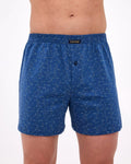 Boxer uomo morbido con bottoni in cotone elasticizzato