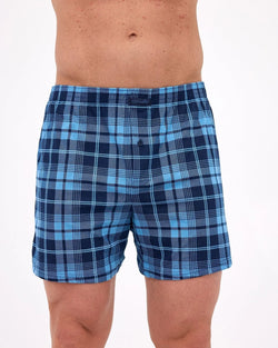 Boxer uomo morbido con bottoni in cotone elasticizzato