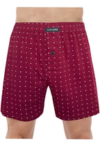Boxer uomo morbido con bottoni in cotone elasticizzato