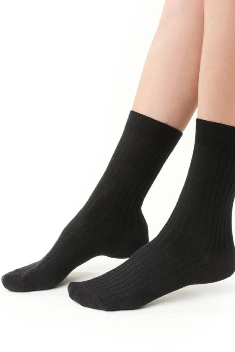 Calza corta da donna in lana merino - wool 130