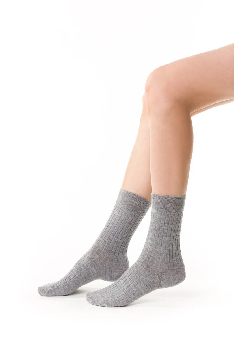 Calza corta da donna in lana merino - wool 130