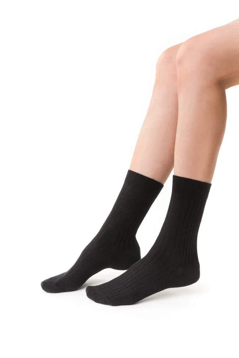 Calza corta da donna in lana merino - wool 130