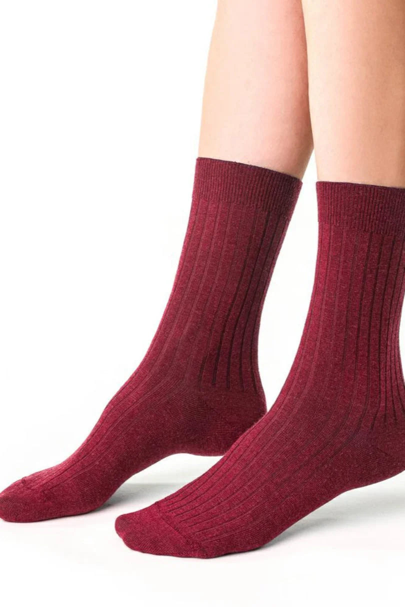 Calza corta da donna in lana merino - wool 130