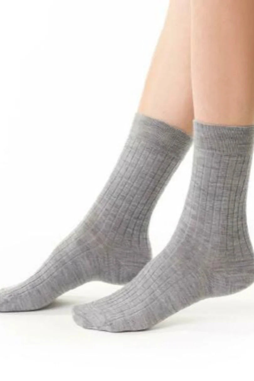 Calza corta da donna in lana merino - wool 130