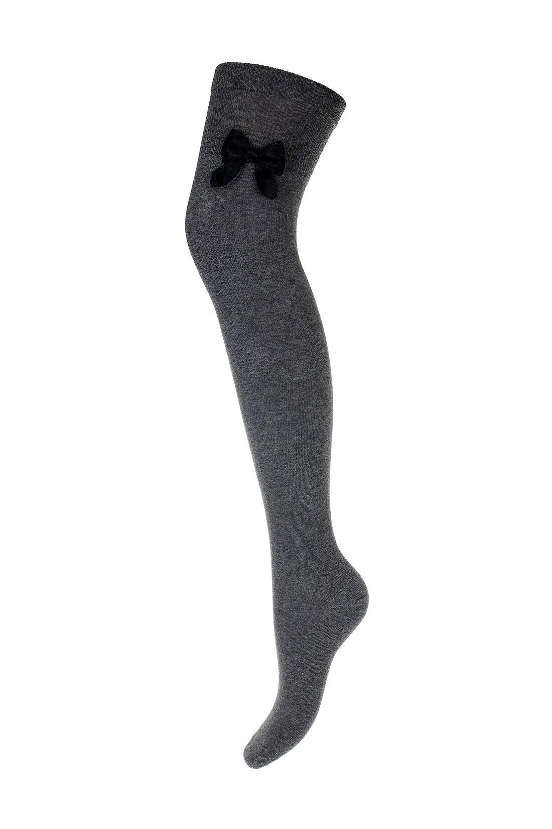 Calza parigina in cotone elasticizzato con fiocchetto | 774