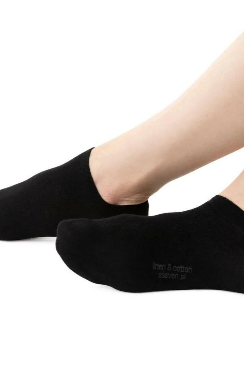 Calze corte girocaviglia unisex in misto lino - 174