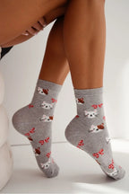 0200.241 - calze corte da donna in cotone elasticizzato