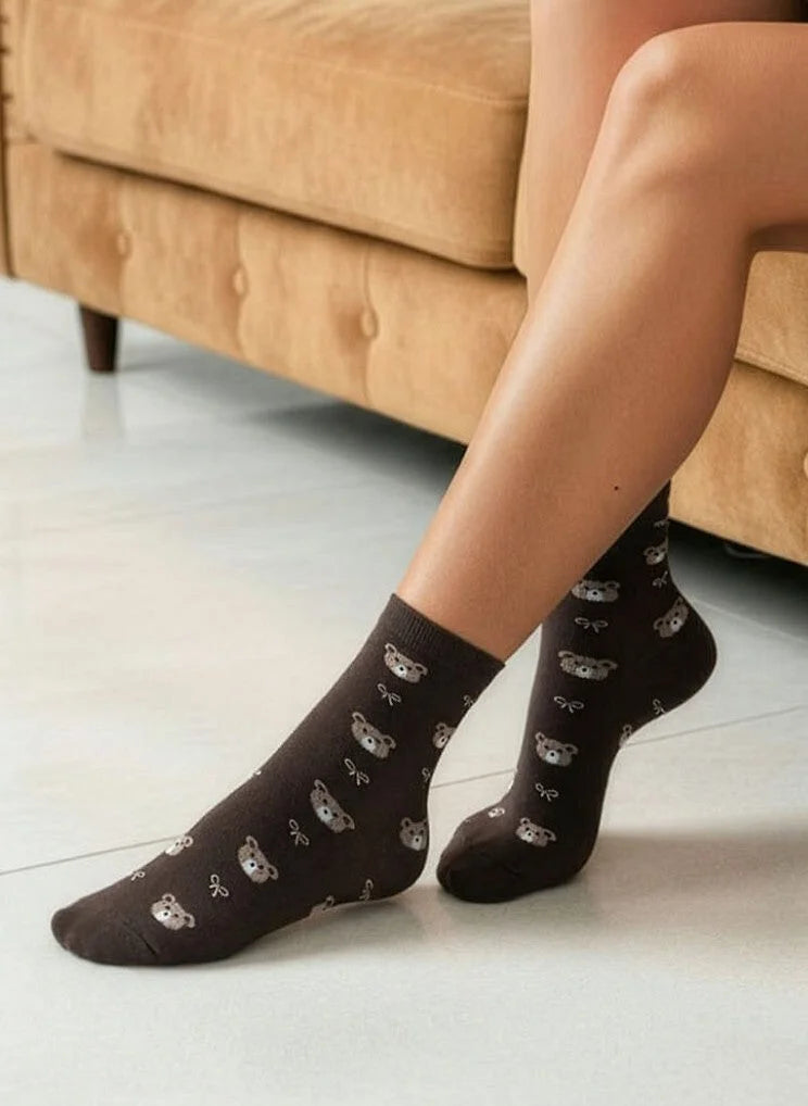 0200.191 - calze corte da donna in cotone elasticizzato