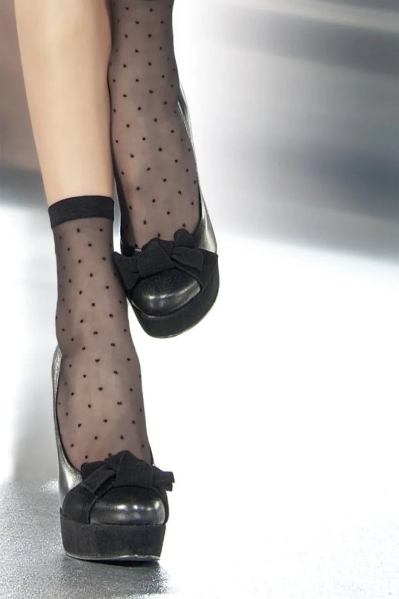 Calzini eleganti da donna in cotone a fantasia - 20 den