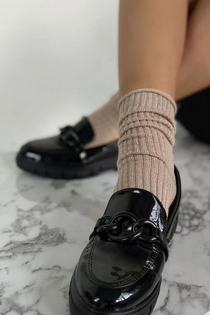 Calzini senza elastico con filo lurex | 1023
