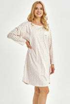 3437 - vera - camicia donna in cotone a quadri – comfort