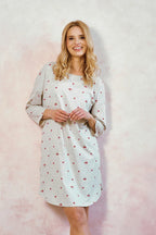 3431 - adele - camicia da notte donna in cotone
