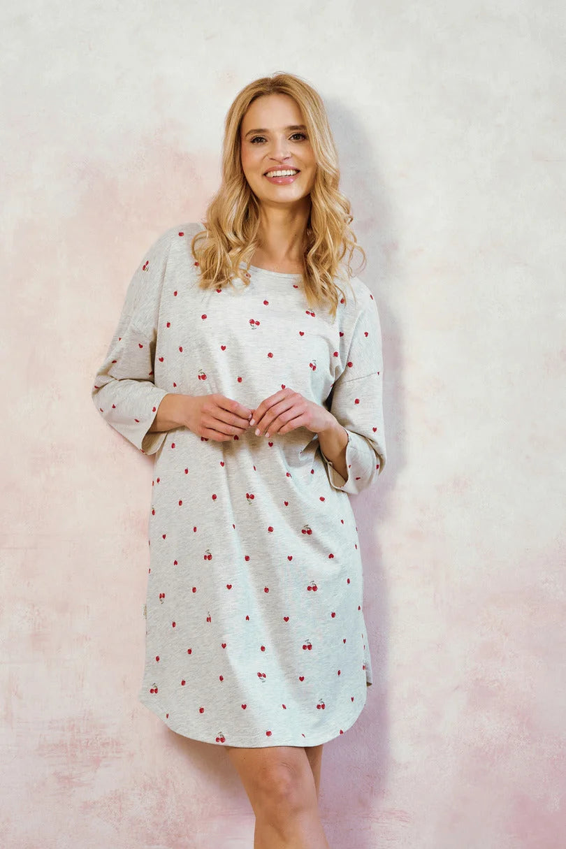 3431 - adele - camicia da notte donna in cotone