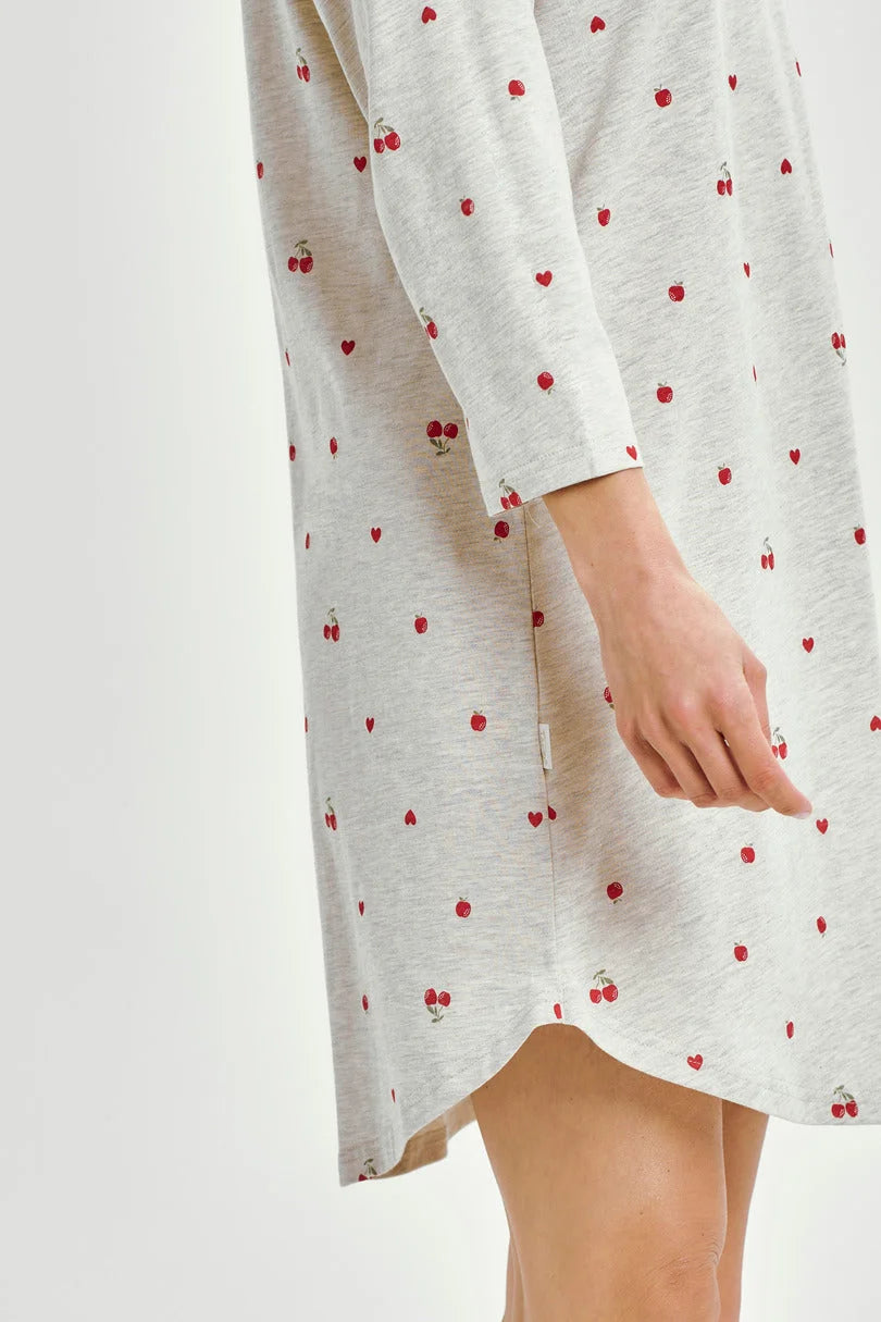 3431 - adele - camicia da notte donna in cotone