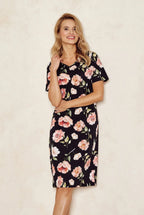 3134 - peony - camicia da notte donna in puro cotone