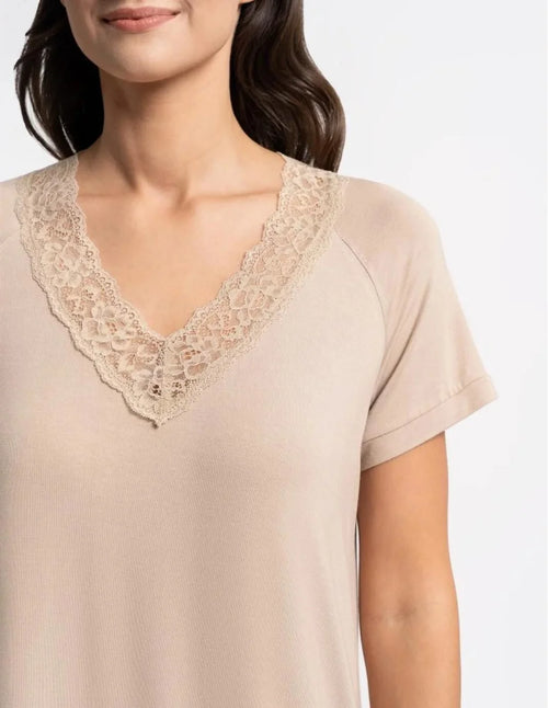 (pdk3200-010) camicia da notte silk-touch – viscosa