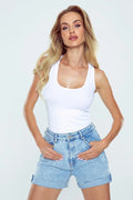 Canotta donna in viscosa elasticizzata - active - bianco
