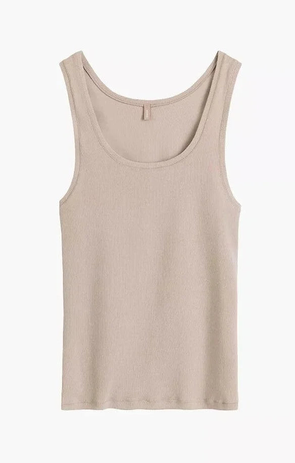 Lv-003 - canotta essential rib – eleganza quotidiana
