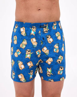 Capibara | boxer uomo ampio con bottoni - classic - 178