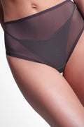 Chocolate gold - 2268 - slip donna classici in mesh marrone